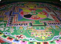 Sand mandala