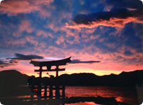 Sunset of Mikasa beach