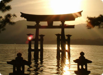Sunset of Mikasa beach
