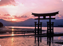Sunset of Mikasa beach
