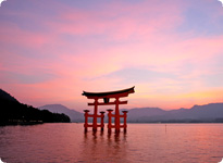 Sunset of Mikasa beach