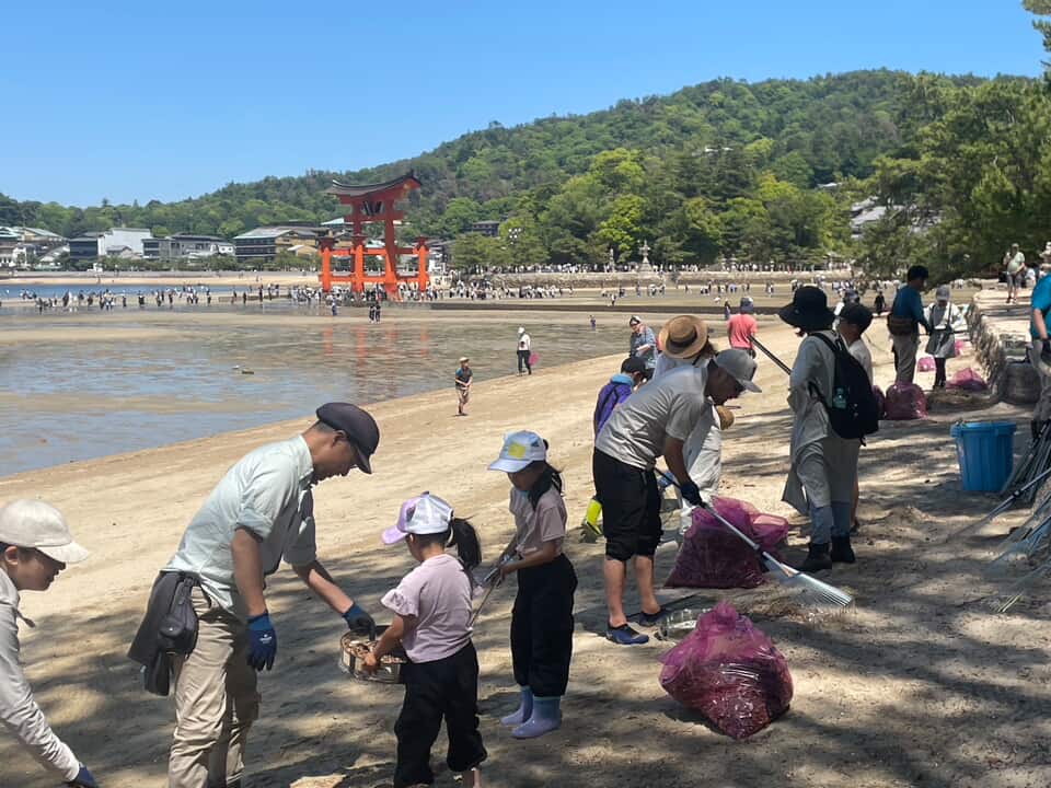 きらっと宮島プロジェクトのイベント内容！海岸清掃&干潟観察レポ