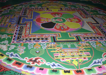 Sand mandala